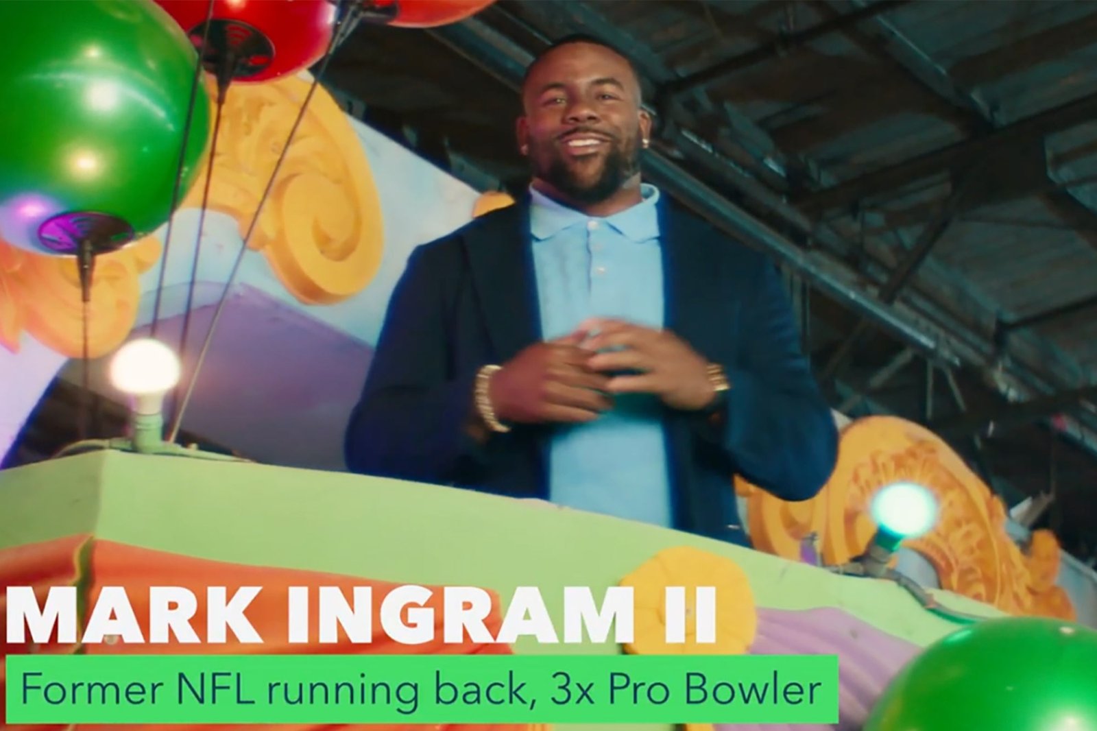 How NFL Star Mark Ingram II uplifts Nola's Small Business Community - One Parade Float at once | Businessman